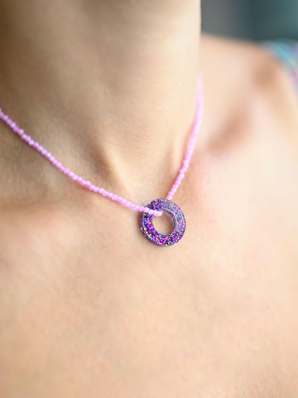 Collar de circonitas circulo vacío Clap!®